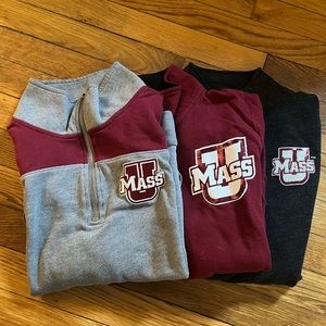 Bundle of 3 Umass Pink VS Sweatshirts